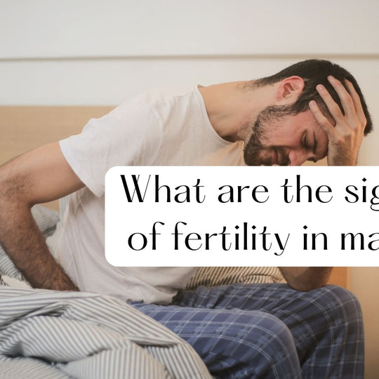 What are the signs of fertility in males?